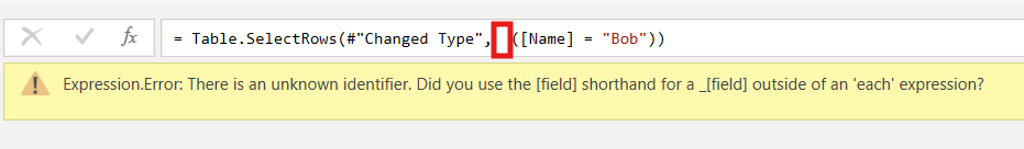 The broken function